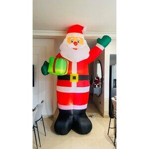 🆕10 FT Christmas Inflatables Giant Santa Bright LED Light Outdoor Decorations